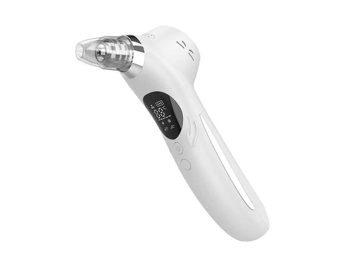 Limpiador de poros al vacío para eliminar puntos negros, con compresas frías y calientes, masaje de iones positivos y negativos para spa en casa. 5 Bestvite