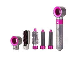 Peine de aire caliente 5 en 1, secador automático para peinar el cabello, enchufe Nostalgia88