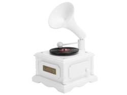 Caja de reloj musical de madera antigua