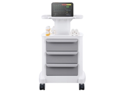 Carros De Laboratorio Succebuy De 4 Niveles Carro Médico Móvil Con 3 Cajones Y 1 Bandeja Superior Blanco