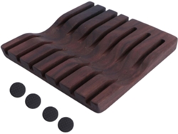 Boîte De Rangement Pour Tijeras Coiffure Multifunción 7 Pièces Negro Noyer Soporte Outils