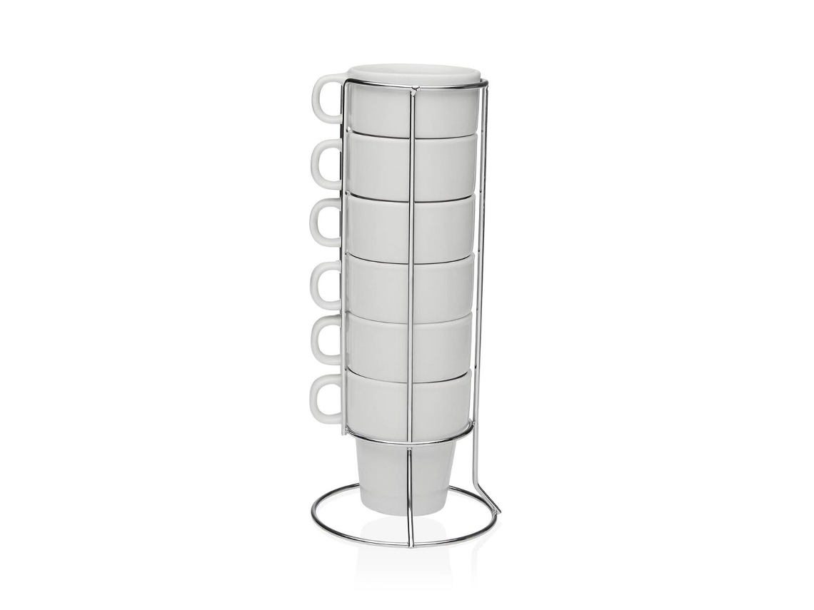 Juego de tazas de café de porcelana Versa