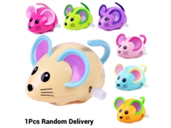 Lindo Ratón De Juguete De Dibujos Animados Con Manivela De Cuerda - Roedor Móvil - Regalo Educativo Para Niños