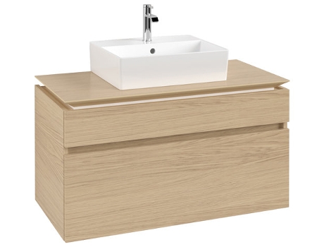 Módulo de lavabo Villeroy &amp Boch Legato B604 1000x550x500mm centrado en el lavabo