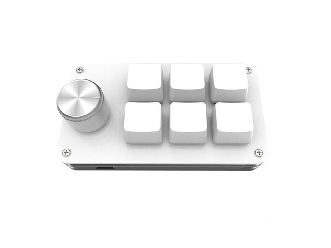 Teclado mecánico para juegos con programación de macros y teclas personalizadas, teclado numérico de 6 teclas Everley891
