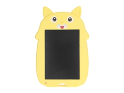 Tableta De Escritura Lcd Reutilizable Y Colorida Para Niños, Con Forma De Perro Amarillo.