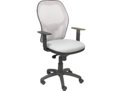 Silla de Escritorio Operativa PYC Jorquera Gris GR (Brazos Ajustables - Malla)