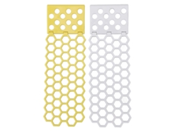 Escalera flotante para abejas, colorida, segura y práctica, para baños de pájaros de jardín, 2 unidades