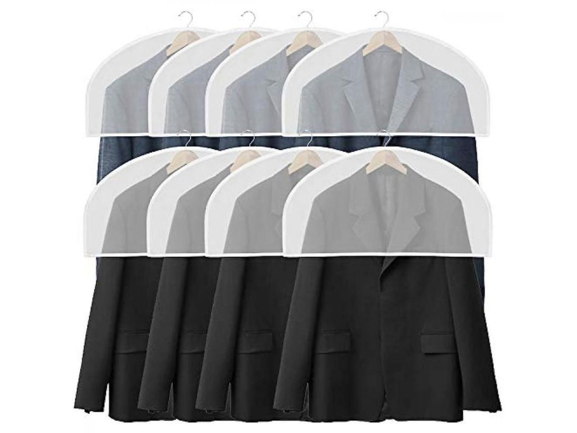 2026-protectoras De Ropa Paquete De 20 Para Trajes Abrigos Chaquetas Almacenamiento Aireadas Peva 20 Paquetes