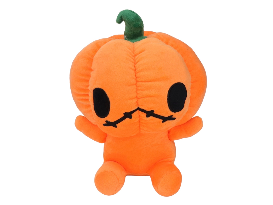 Adorable Muñeco De Peluche Suave Y Elástico Con Forma De Calabaza Para Halloween, Decoración De Juguetes, Regalo, 30 Cm, Naranja.