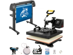 Máquina de transferencia térmica 5 en 1 con plotter de corte de 720 mm Tekmaquinas
