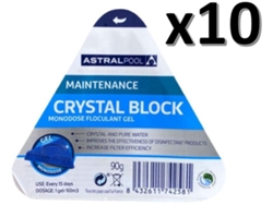 Floculante Pt Gel Astralpool Bloco De Cristal (10 Unidades)