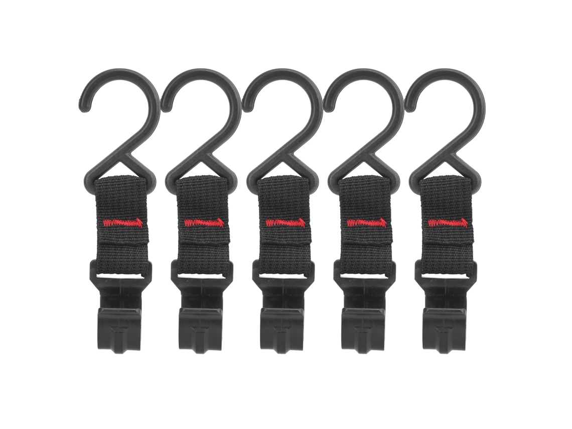Gancho de camping de plástico portátil, trípode, percha de ropa, estante de almacenamiento, ideal para acampar y hacer senderismo.