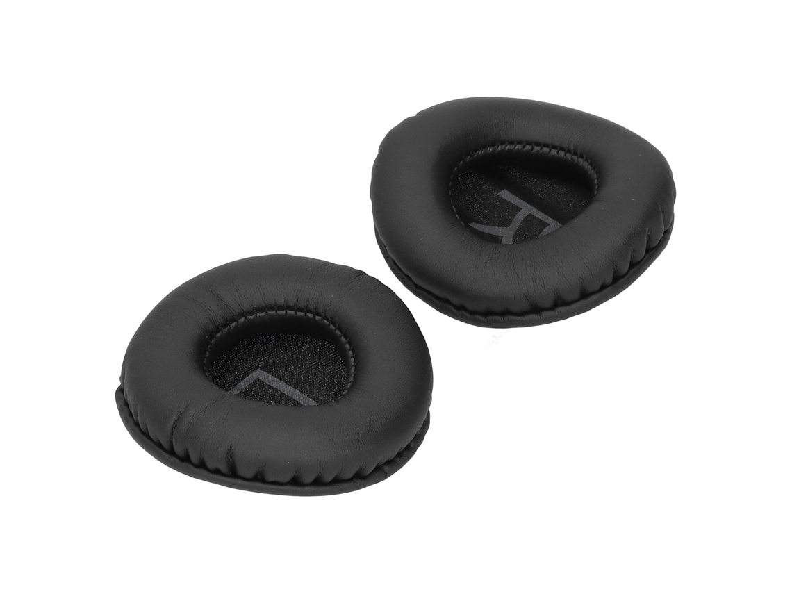 Almohadillas De Repuesto Para Auriculares Universales De 75 Mm Con Letras L/r, Color Negro.
