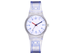 Reloj De Cuarzo Unisex Zhoulianfa De Piel Sintética Con Estampado De Casco (blanco)