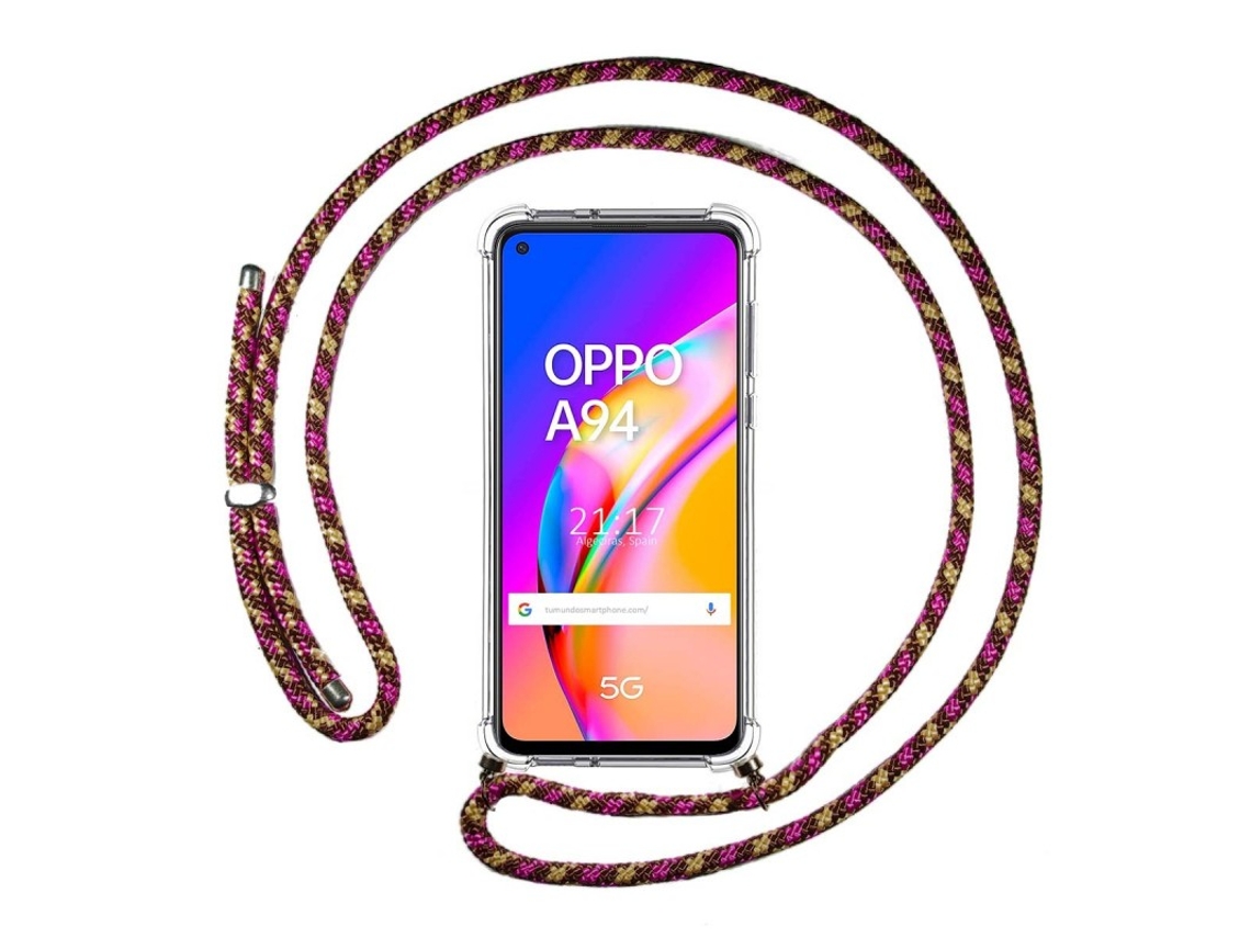 Carcasa Oppo A94 5G TUMUNDOSMARTPHONE Colgante Rosa