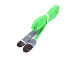 Cable de datos EOOCOO (Android, Apple, verde, 2 en 1)