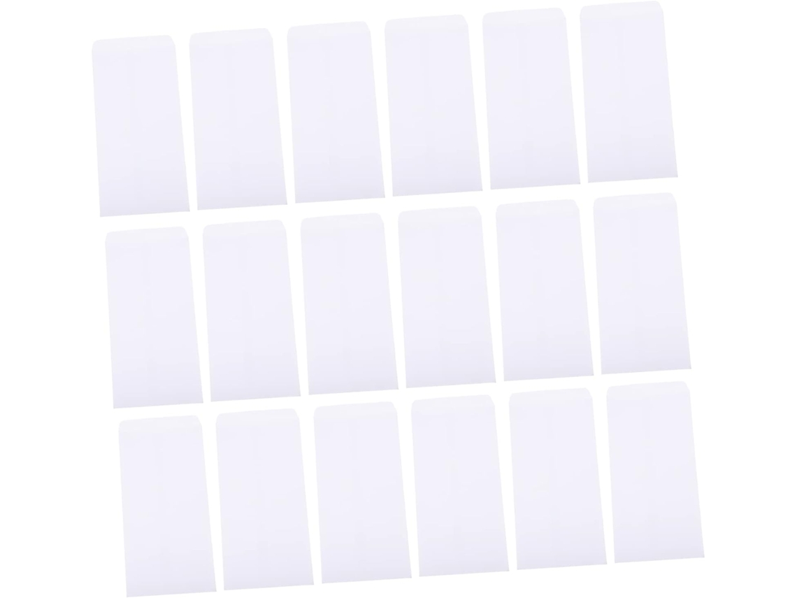 Sobres Blancos Gruesos De 230 X 120 Mm, Paquete De 100 Unidades, Papel Reforzado Para Almacenamiento De Correo.