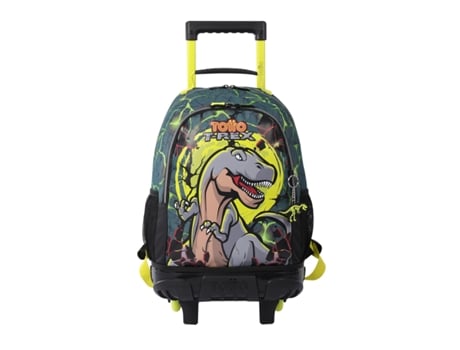 Mochila Infantil Con Ruedas Mediana Saurus