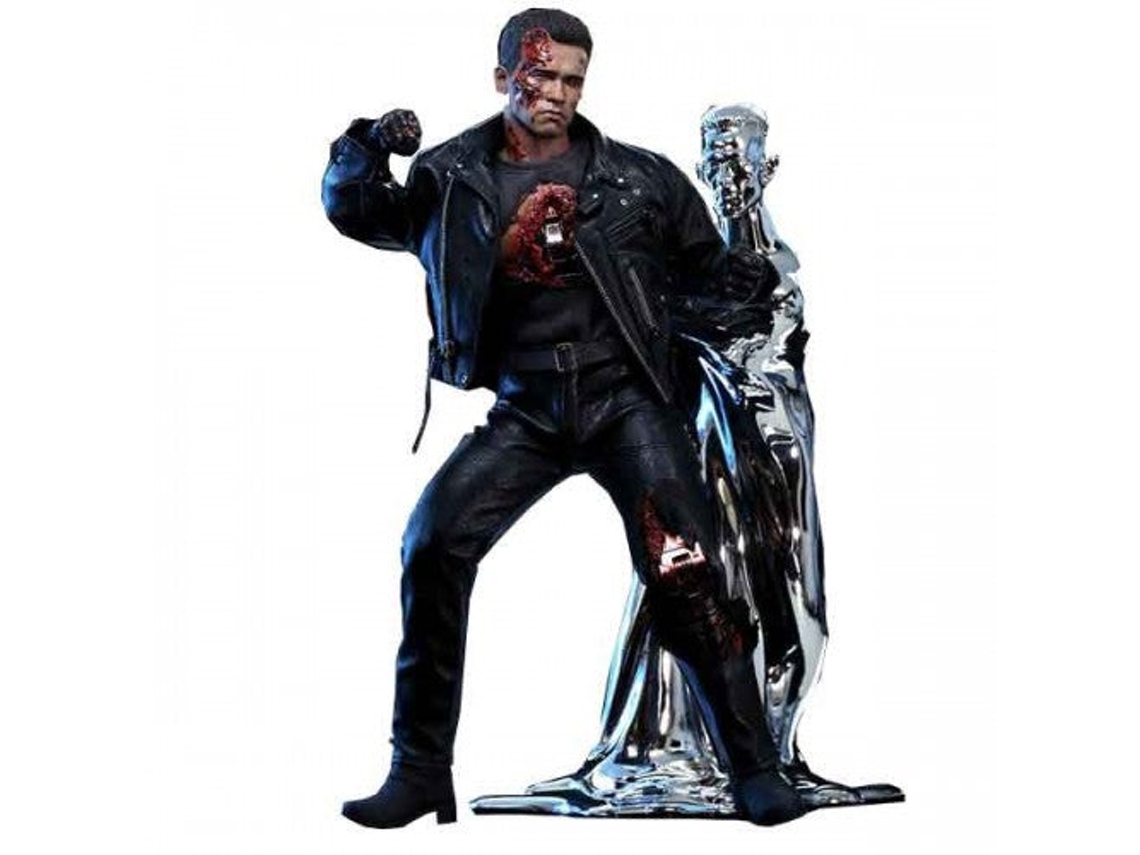 Figura Hot Toys DX13 - Terminator 2 Judgment Day - T800 Battle Damaged Version Deluxe Version