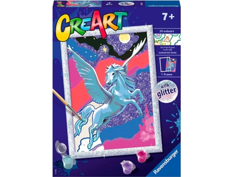 Juego Creativo RAVENSBURGER Creart Serie D Classic Pegaso Brillante (Edad Mínima Recomendada: 7 años)
