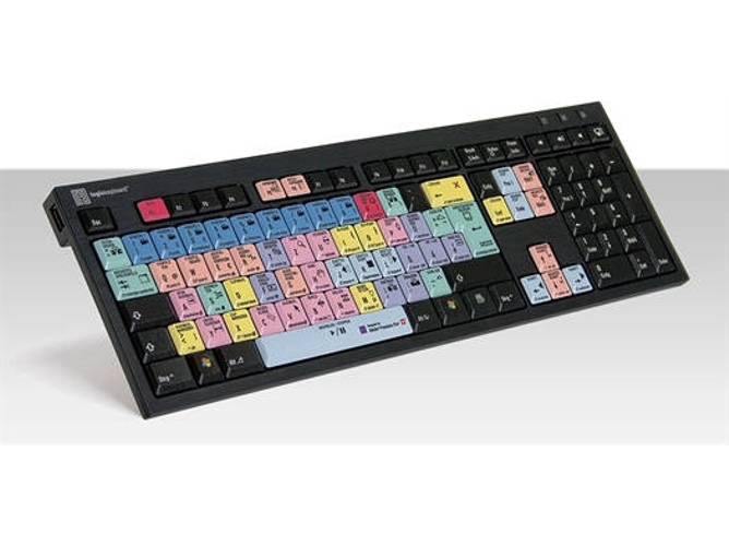 Teclado LOGICKEYBOARD Adobe Premiere Pro CC (Con Cable - Layout Alemán - Teclado Numérico)
