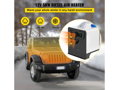 VEVOR Calentador de aire diesel Calentador de estacionamiento 5KW LCD Control remoto
