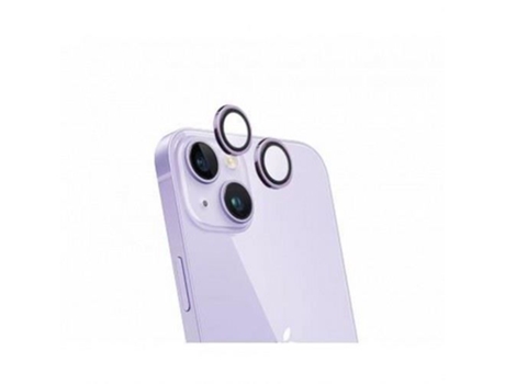 Protector de Lente para iPhone 14/14 Plus FORCE GLASS Morado