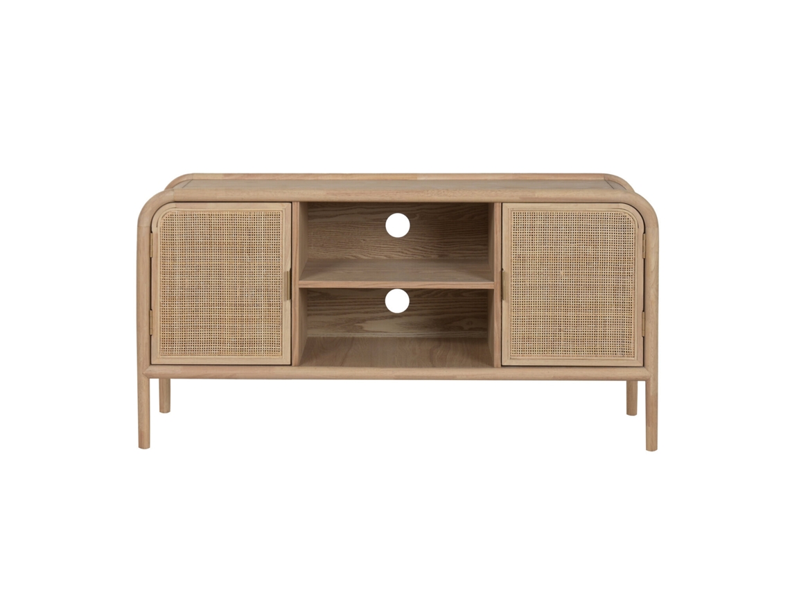 Mueble Tv Abeto Ratán Natural 120x39x60cm