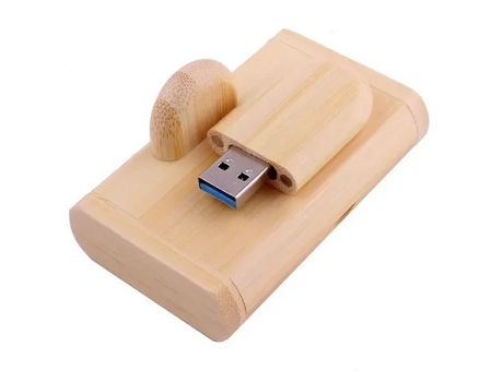 Pendrive madera clara USB 3.0 grabación JASTER