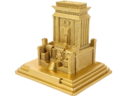 Estatua Religiosa Católica Resina Dorada Delicada Ligera Decoración Adorno Práctico Oficina Hogar Escultura