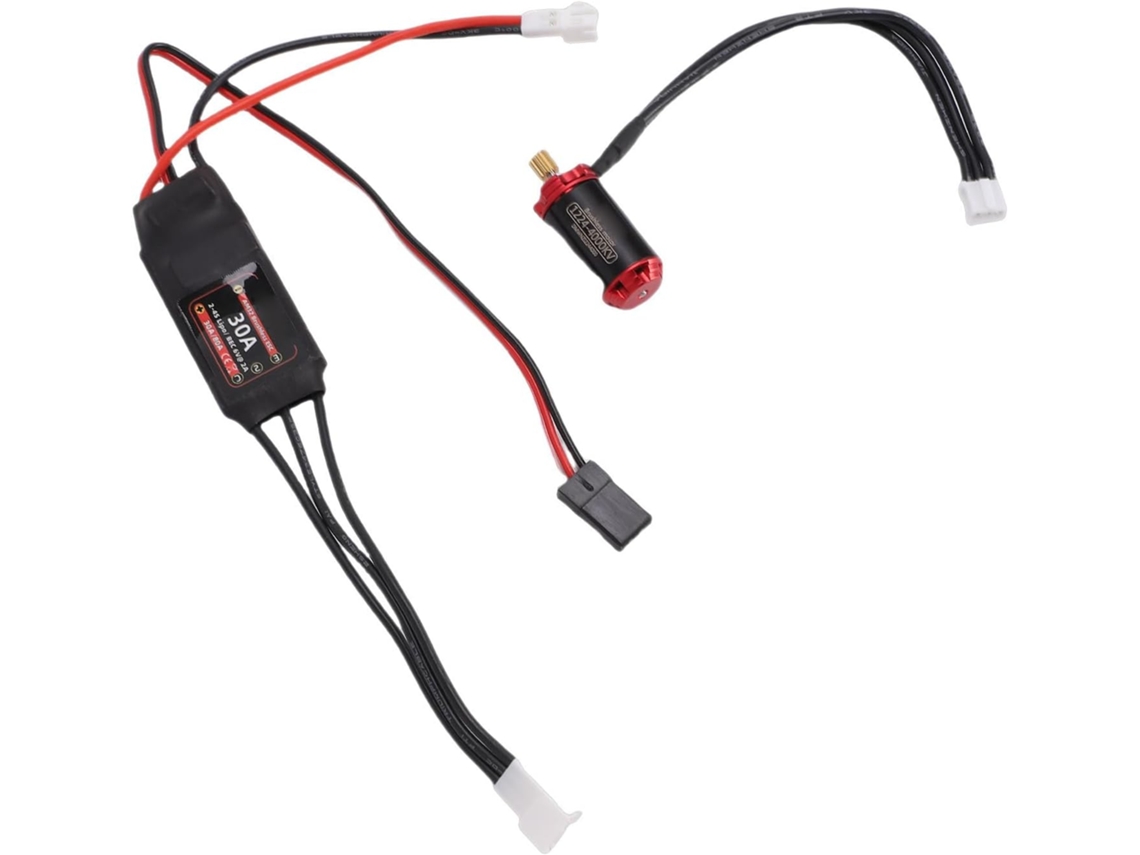 Paquete Scx24 Brushless Esc – Outrunner 1224 4000kv + Controlador Electrónico De Velocidad Abierto