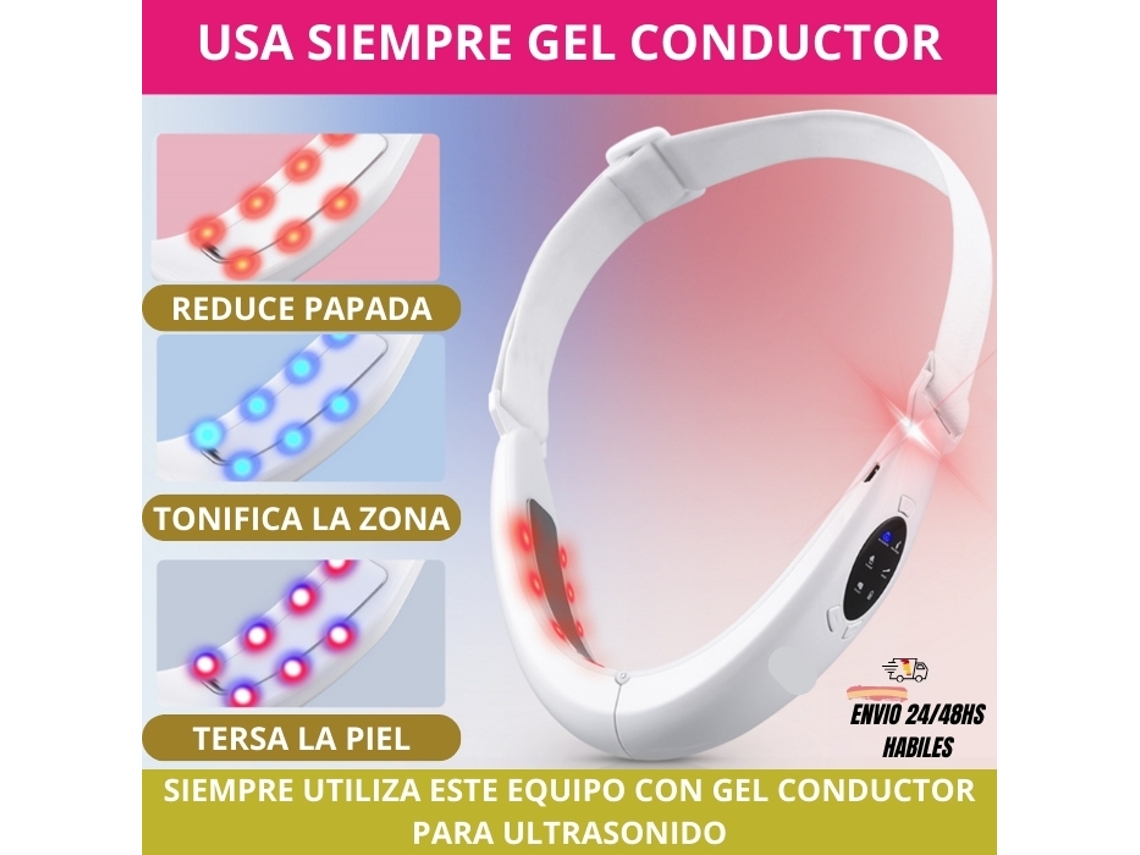 Dispositivo reductor de papada Mdug, reafirmante facial, tónico facial, masajeador rejuvenecedor de la piel