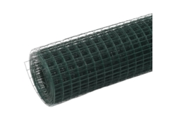 Cerca de alambre para gallineros de 10 x 0,5 m, de acero con revestimiento de PVC verde Wsd421425 Lovely Home