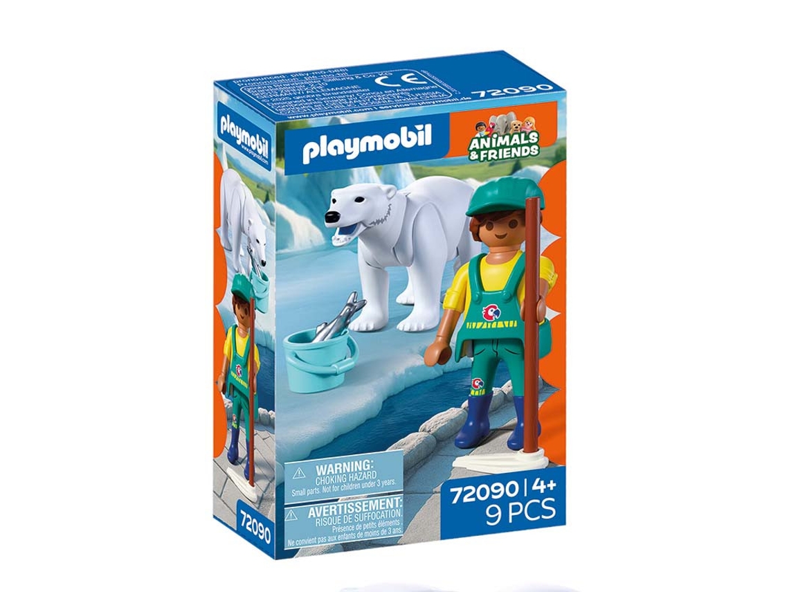 Zoo Oso Polar Y Cuidador