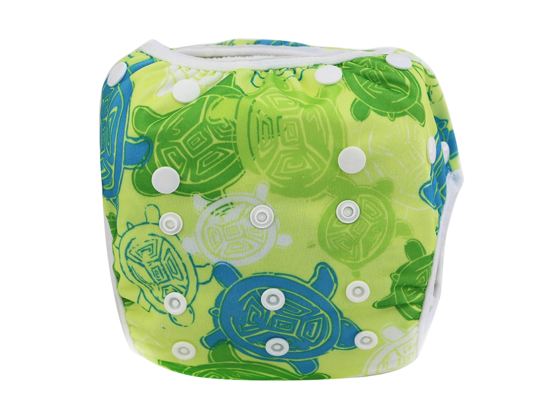 Cambiador Para Bebés Con Forma De Tortuga, Reutilizable, Ajustable, Impermeable Y Transpirable.