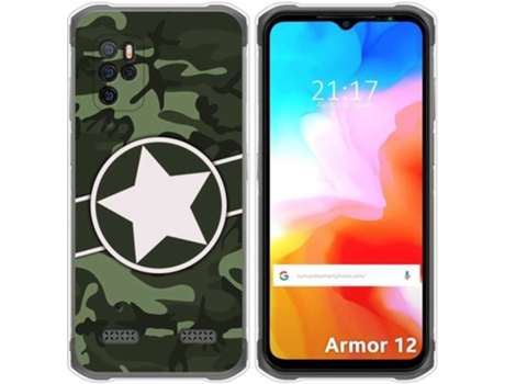 Carcasa Ulefone Armor 12 5G TUMUNDOSMARTPHONE Dibujos Camuflaje 01 Multicolor