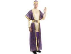 Disfraz de Rey Mago Baltasar morado para hombre