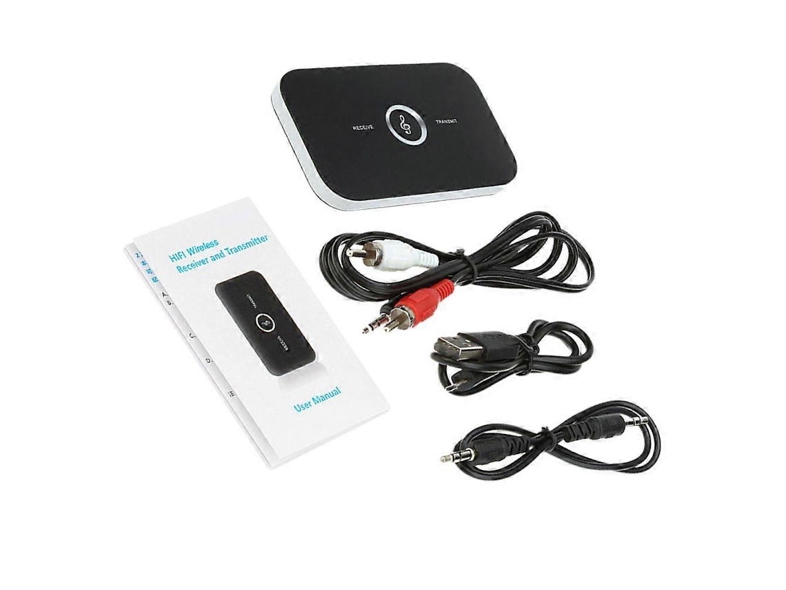 Rosewell - Juego de transmisor y receptor inalámbricos dos en uno, adaptador inalámbrico multiusos para el hogar, el dormitorio y la oficina (negro)