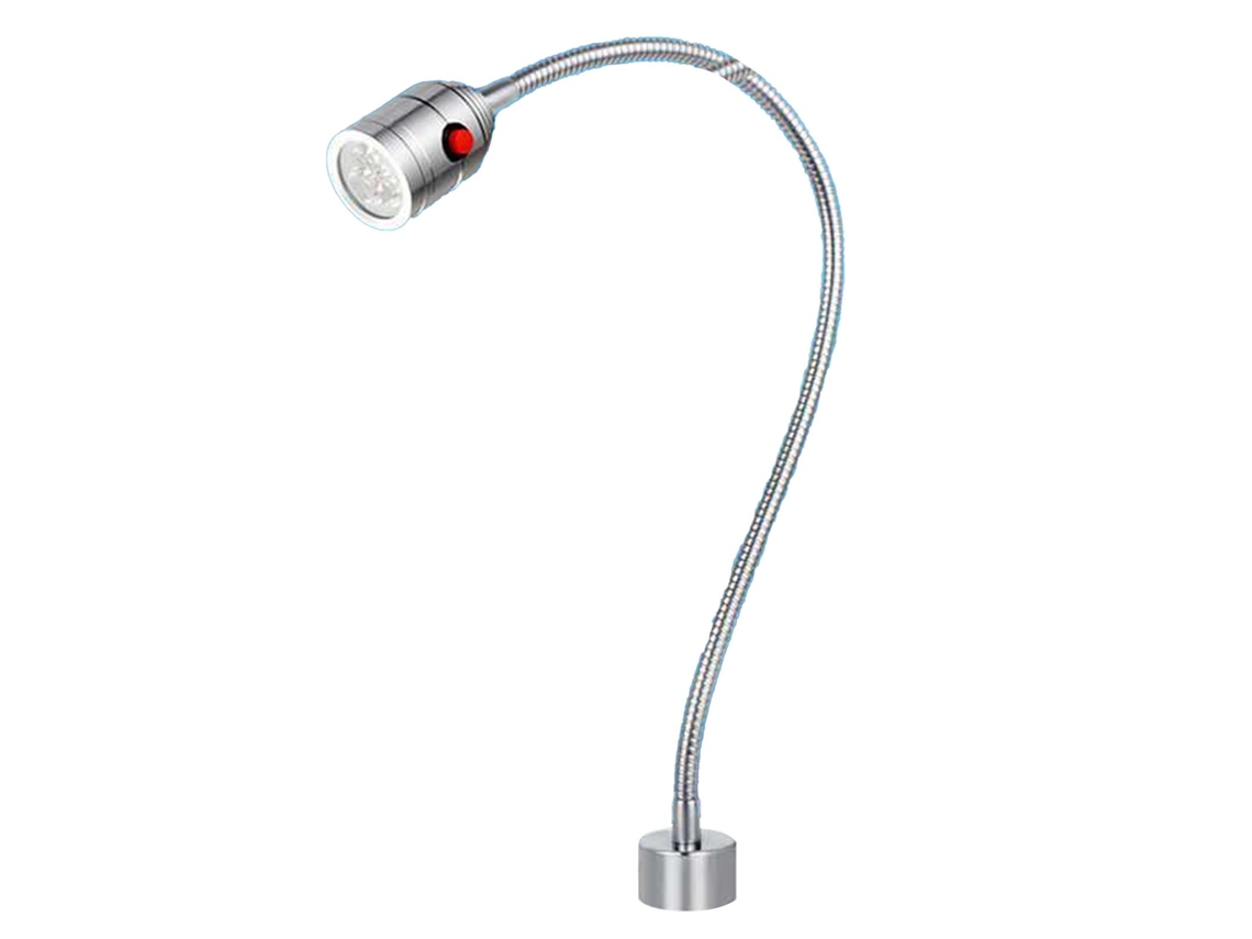 Lámpara De Trabajo Led De Cuello De Cisne De 5 W Y 24 V Con Base Magnética, 500 Mm, Para Banco De Reparación.