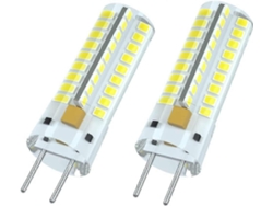 Bombilla LED Omni G6.35 Gy6.35 de 7 W y 12 V CA, reemplazo para bombilla halógena de 50 W, luz blanca fría de 6000 K, 360°, no regulable, paquete de 2 unidades, clase energética A+.