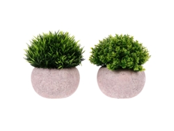 2 piezas planta verde falsa ALLINLESS