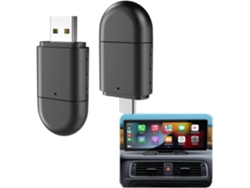 Adaptador inalámbrico para coche CarPlay y Android 2 en 1 con doble conector USB C para iPhone, iOS 10 y Android 11 (Siurn)