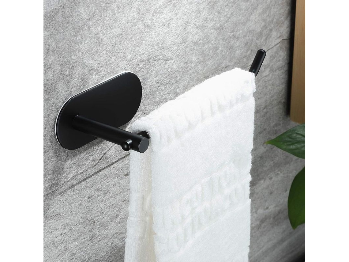 2026-anillo De Toalla Negra/soporte De Toalla De Mano - Acero Inoxidable Sus304 Autoadhesivo Para Baño