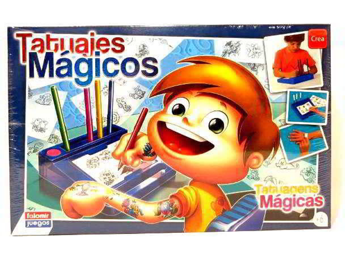 Kit de Tatuajes JUGUETES FALOMIR Tatuagens Mágicas 11531