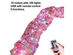 Luces para árbol de Navidad, 32 pies, 100 LED RNEMITERY
