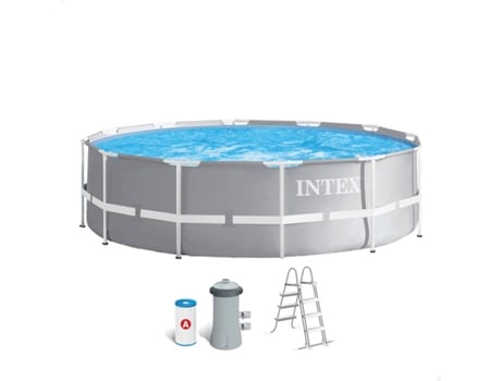 Piscina Tubular INTEX 26716 (com Bomba de Filtro - 8592 L - 366x99cm)
