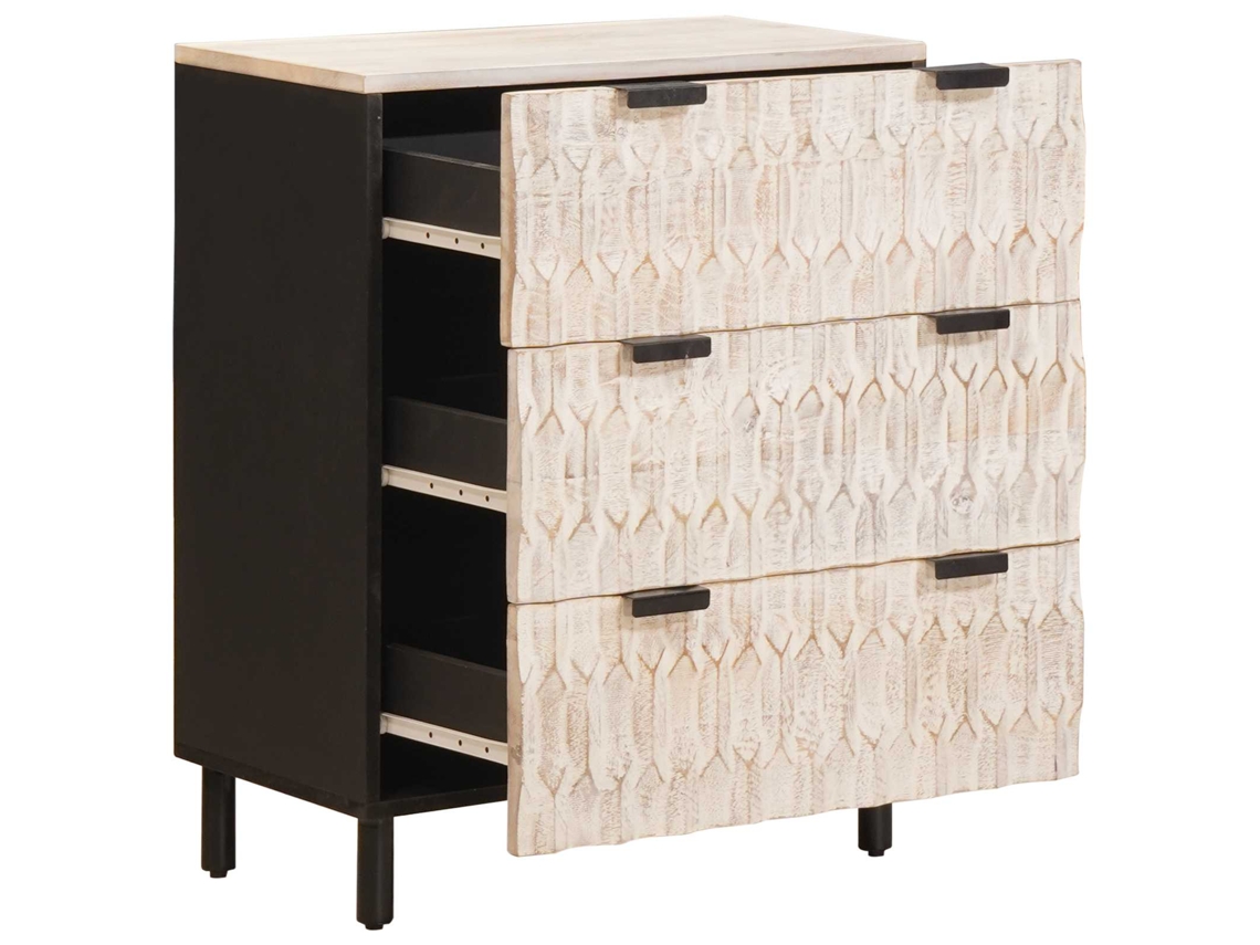 Maison Exclusive - Aparador 2 Pcs Acabado De Lavado 60 X 33 X 75 Cm
