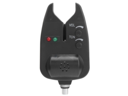 Alarma para señuelos de pesca con LED y sonido ajustable.