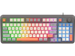 Teclado Para Juegos K82 De 94 Teclas Con Ratón Y Teclado Numérico Con Cable Para Pc/portátil (conjunto Brillante)